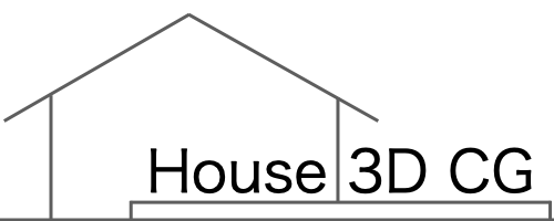 House 3D CG